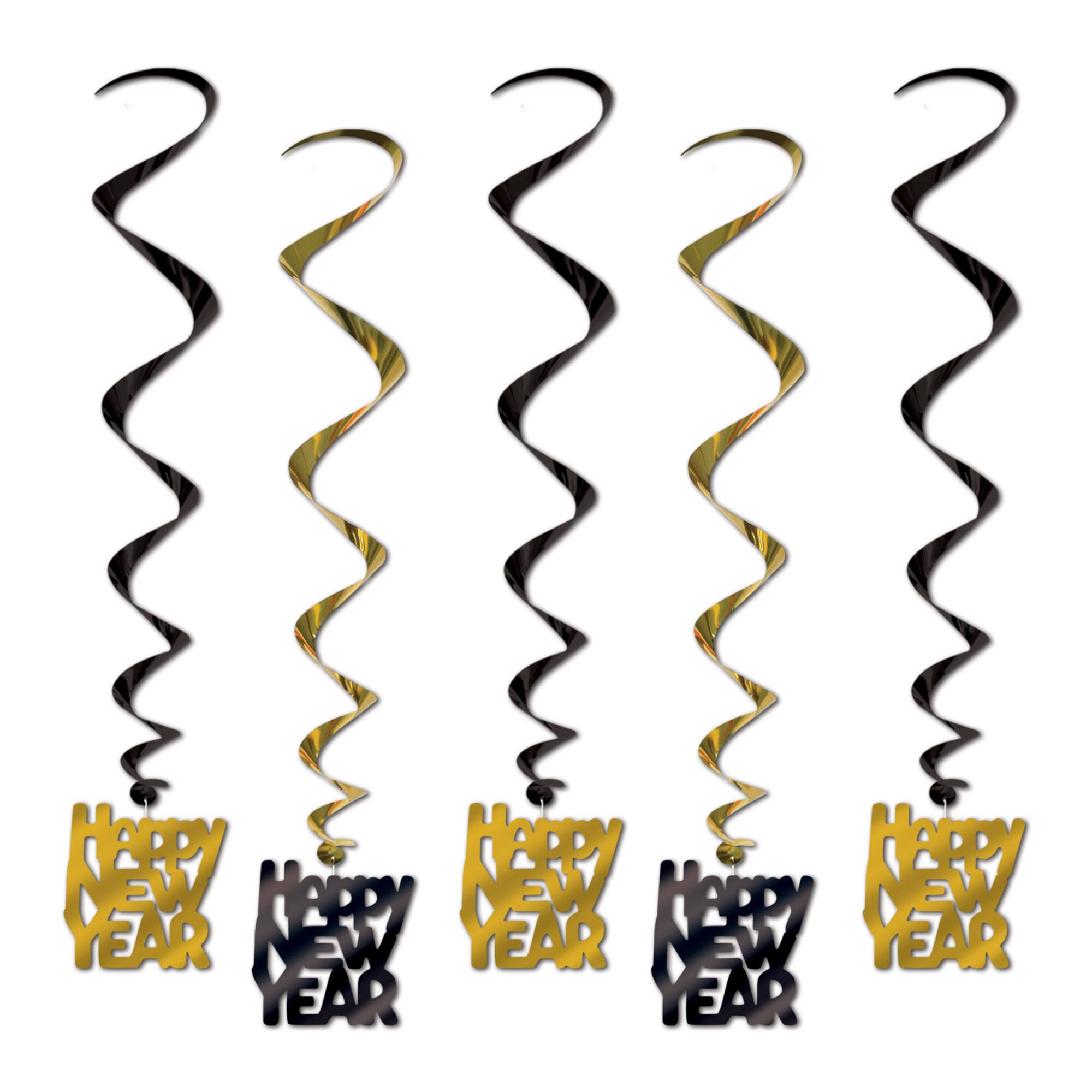Beistle 33" Happy New Year Whirls, 10ct.